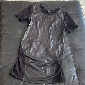 Leather dress